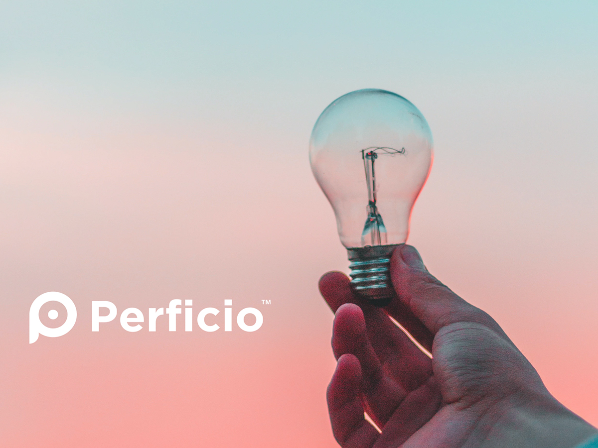 An image of a lightbulb in the sunset.